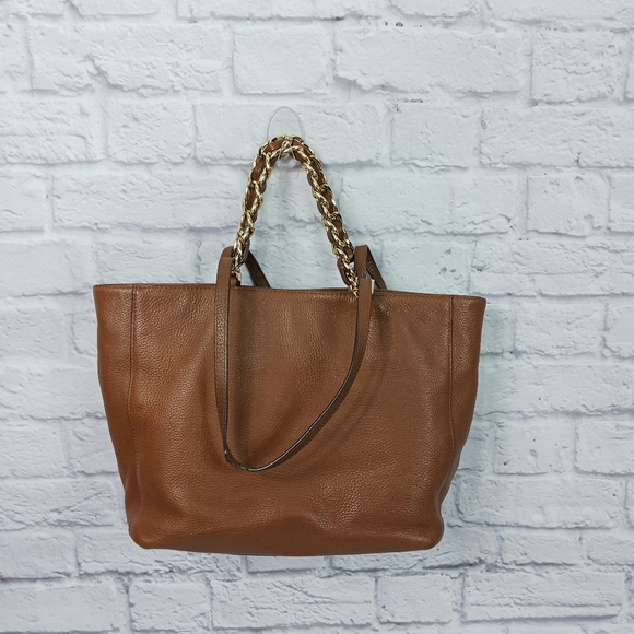 Michael Kors Acorn Harper brown pebbled leather bag - Picture 3 of 15